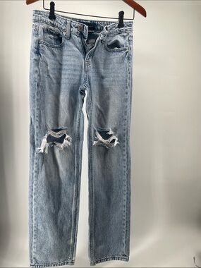 Aeropostale Light Blue Low Rise Baggy Jeans